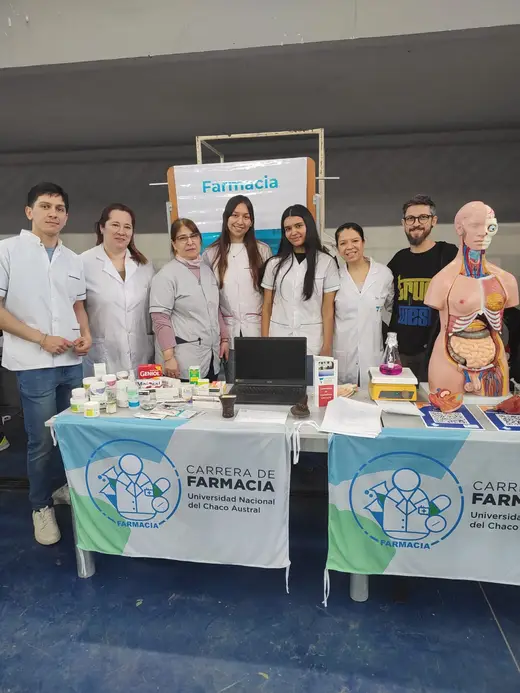 Stand de la carrera de Farmacia en la Expo Carreras