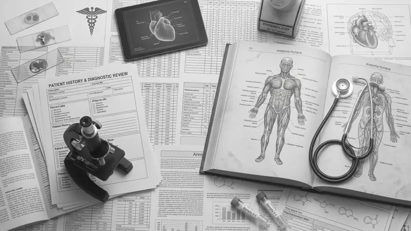 Equipo médico en una sala de atención