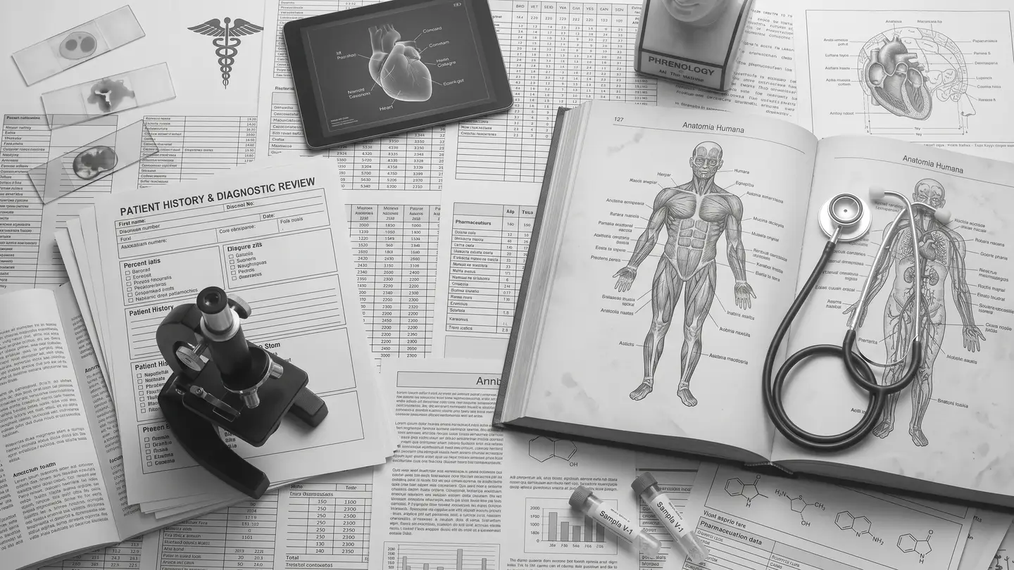 Equipo médico en una sala de atención